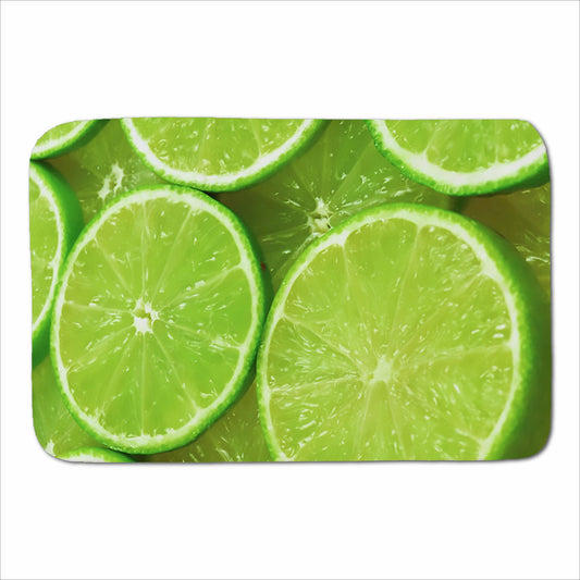 Fresh Limes Sherpa Blanket