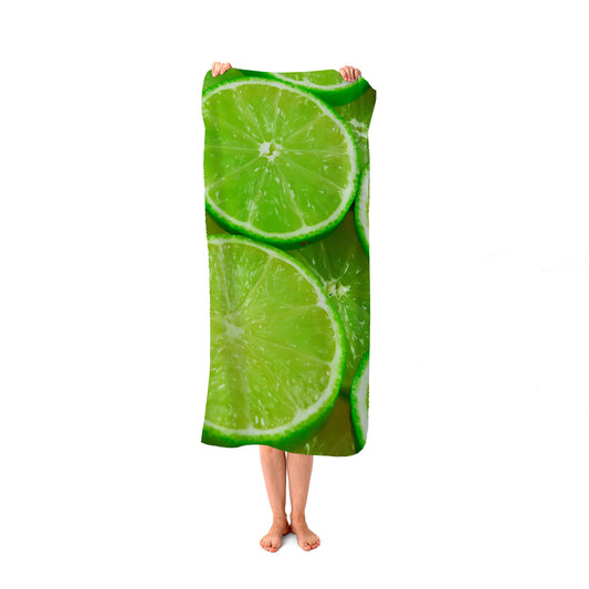Fresh Limes Beach Towel