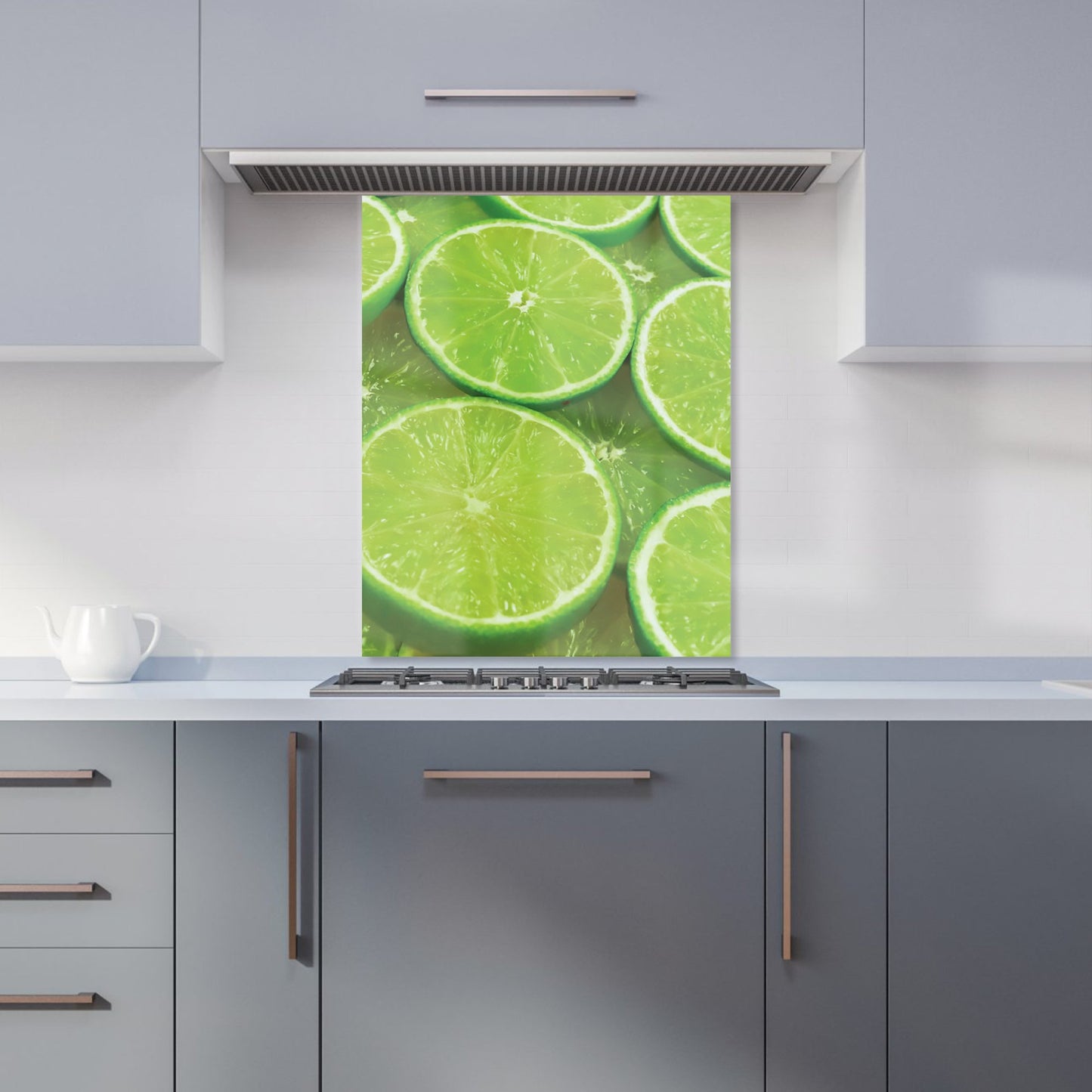 Fresh Limes Kitchen Splashback