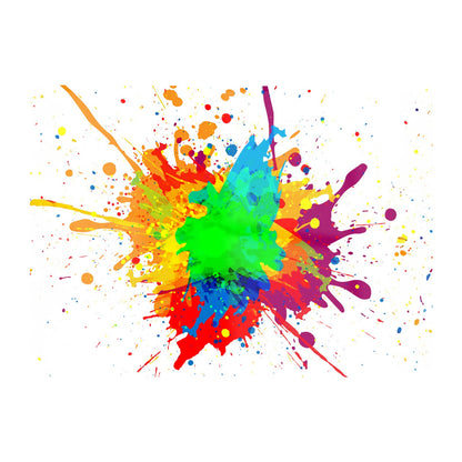 Paint Splash Glass Chopping Board
