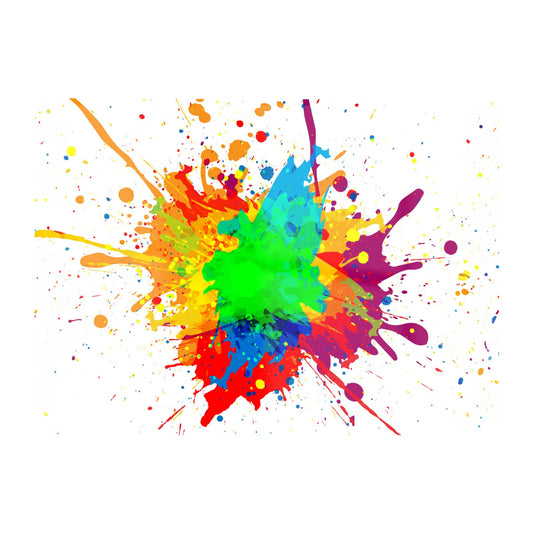Paint Splash Glass Chopping Board