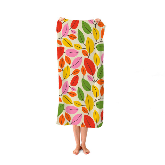 Autumn Leaves Beach Towel