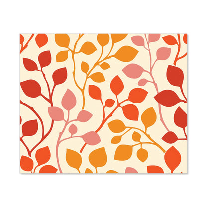 Colorful Autumn Leaves Kitchen Splashback