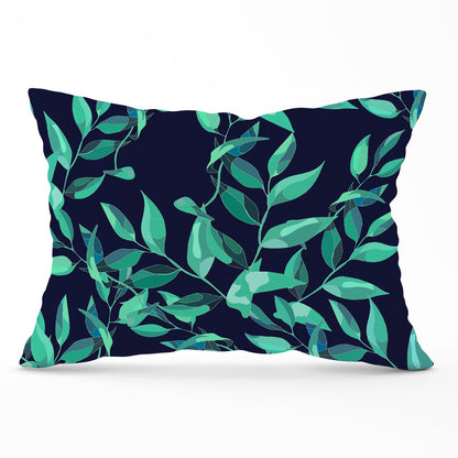 Delicate Green Foliage Cushions