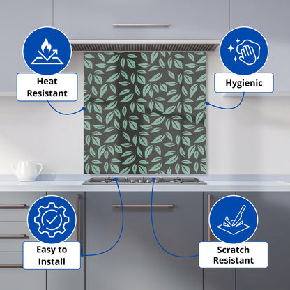 Delicate Leaf Kitchen Splashback