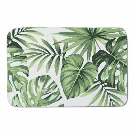 Exotic Palm Leaves Sherpa Blanket