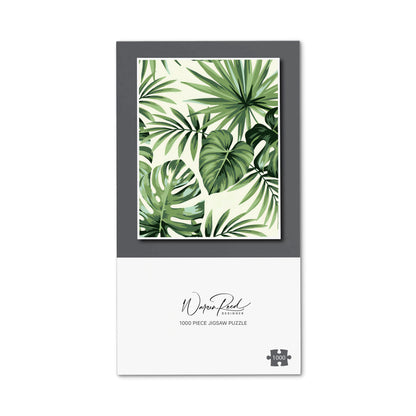 Exotic Palm Leaves Jigsaw Puzzle