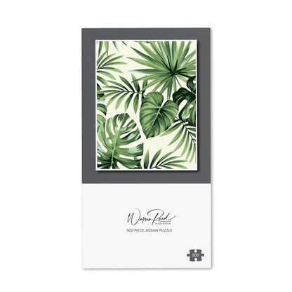Exotic Palm Leaves Jigsaw Puzzle