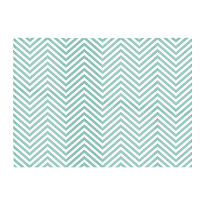 Geometric Chevron Pattern Glass Chopping Board