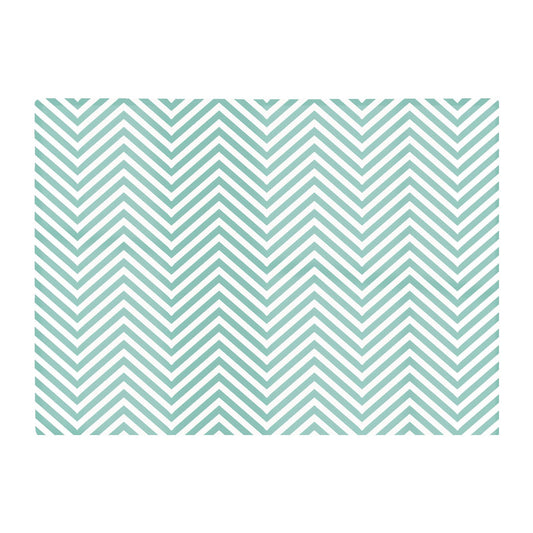 Geometric Chevron Pattern Glass Chopping Board