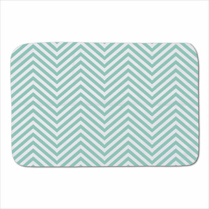 Geometric Chevron Pattern Sherpa Blanket