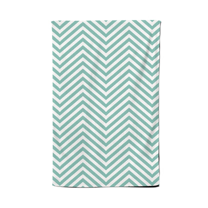 Geometric Chevron Pattern Tea Towel