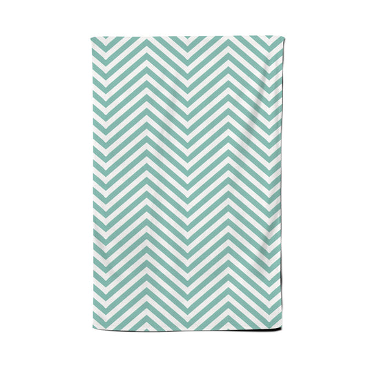 Geometric Chevron Pattern Tea Towel