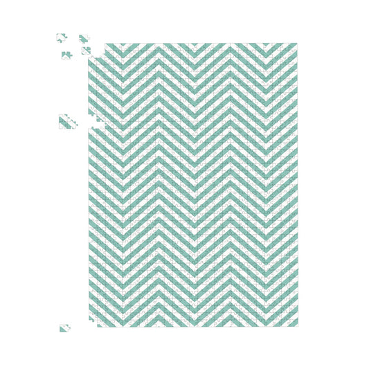 Geometric Chevron Pattern Jigsaw Puzzle