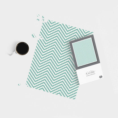 Geometric Chevron Pattern Jigsaw Puzzle