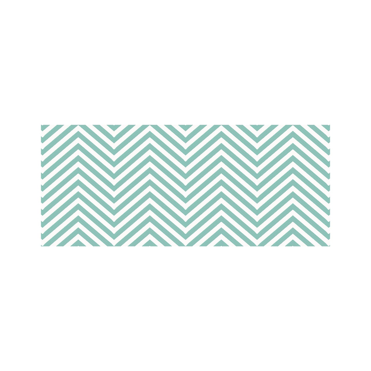 Geometric Chevron Pattern Glass Bathroom Splashback