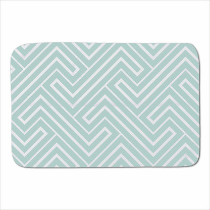 Geometric Modern Ornment Sherpa Blanket