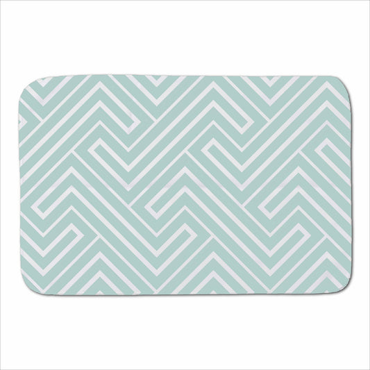 Geometric Modern Ornment Sherpa Blanket