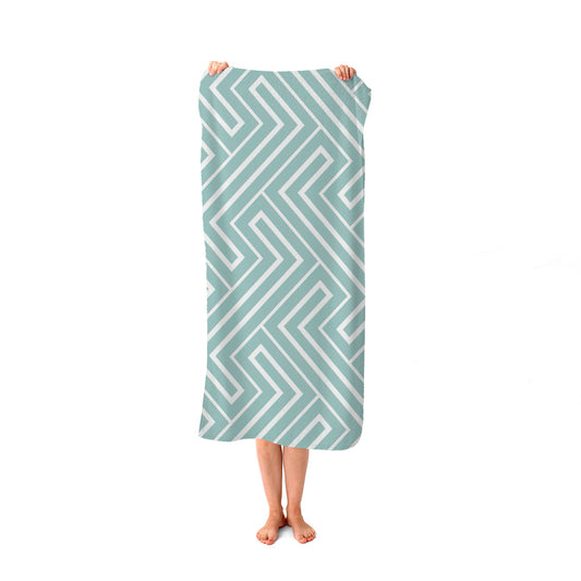 Geometric Modern Ornment Beach Towel