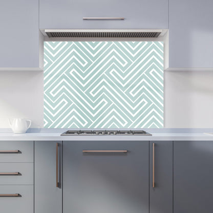 Geometric Modern Ornment Kitchen Splashback
