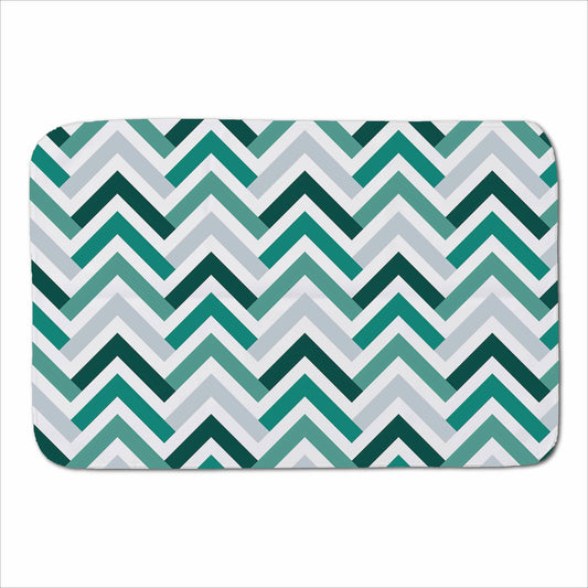 Geometric Retro Vintage Chevron Pattern Sherpa Blanket