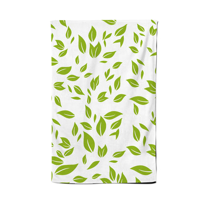 Green Leaves Tea Towel