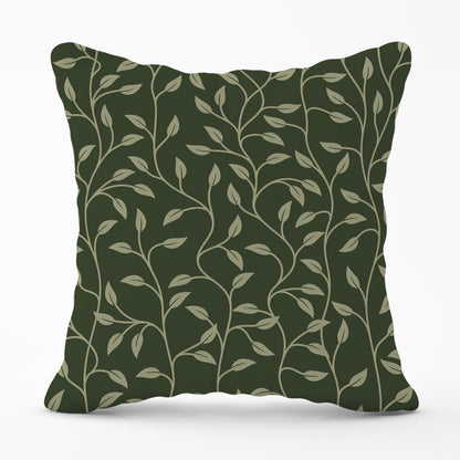 Green Shrub With Leaves Cushions