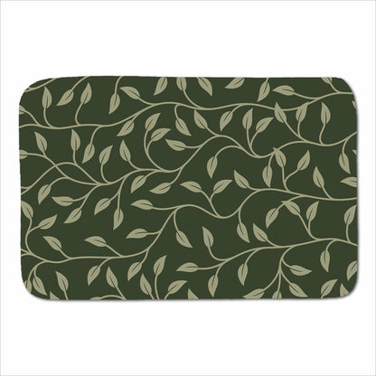 Green Shrub With Leaves Sherpa Blanket