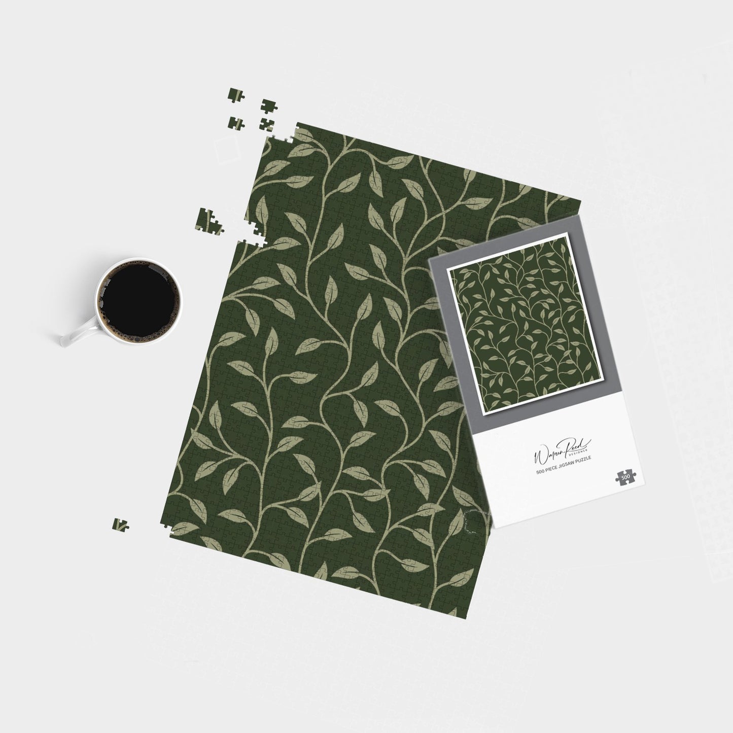Green Shrub With Leaves Jigsaw Puzzle