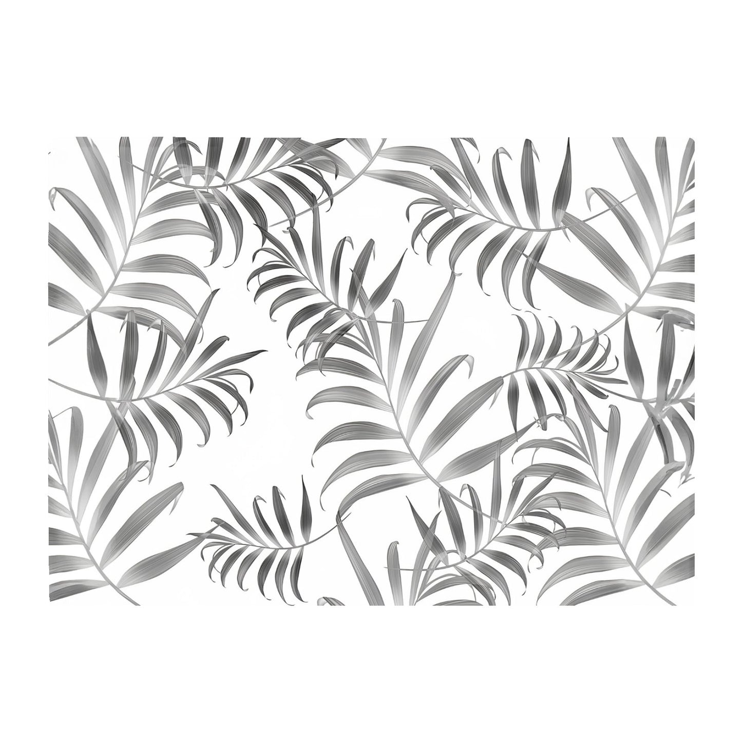 Hawaiian Style Palm Leaves Glass Chopping Board