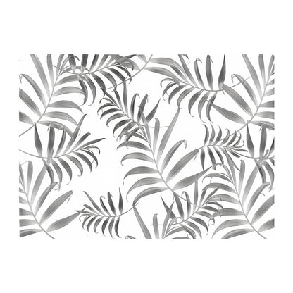 Hawaiian Style Palm Leaves Glass Chopping Board