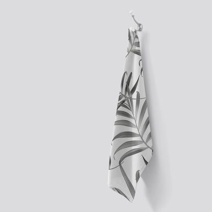 Hawaiian Style Palm Leaves Tea Towel