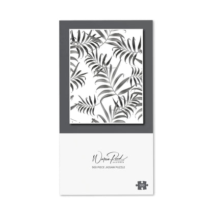 Hawaiian Style Palm Leaves Jigsaw Puzzle