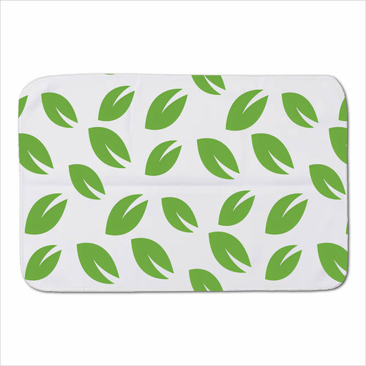 Leaves Pattern Sherpa Blanket