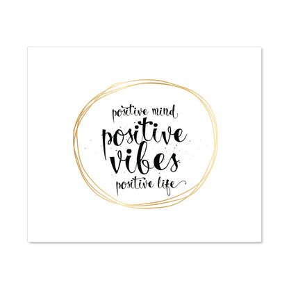 Positive Mind, Vibes, Life Kitchen Splashback