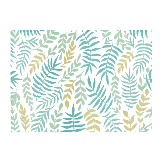 Multicolor Leafs And Branches Glass Chopping Board
