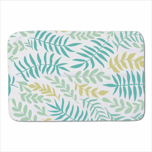 Multicolor Leafs And Branches Sherpa Blanket