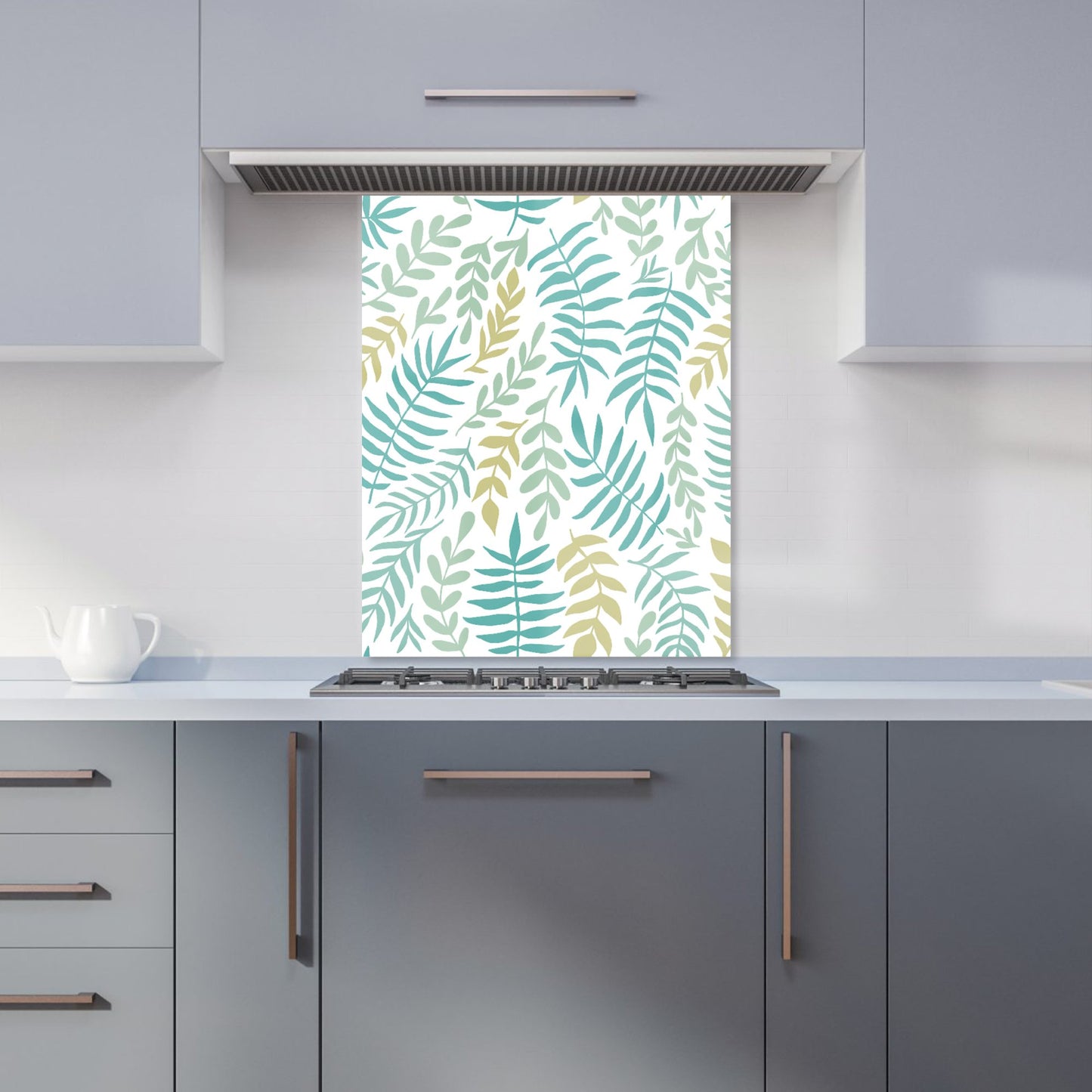 Multicolor Leafs And Branches Kitchen Splashback