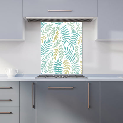 Multicolor Leafs And Branches Kitchen Splashback