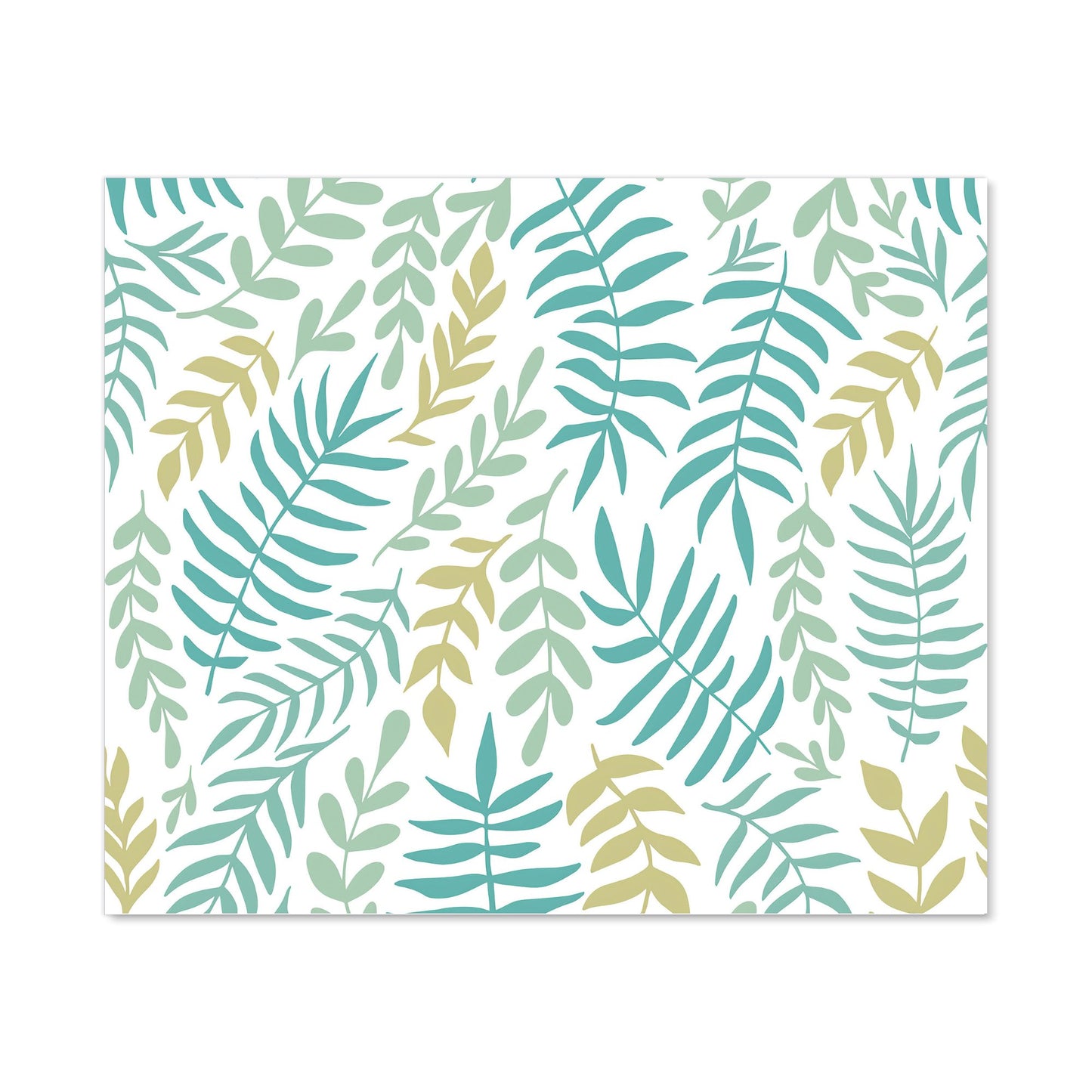 Multicolor Leafs And Branches Kitchen Splashback