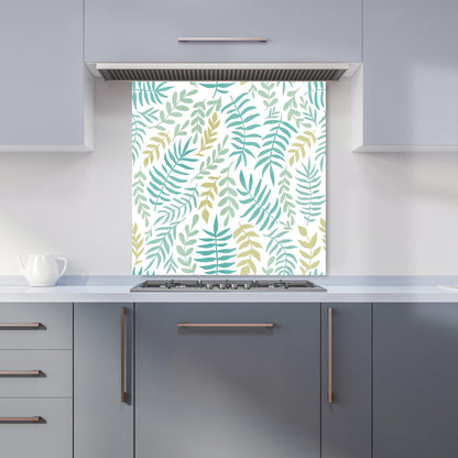 Multicolor Leafs And Branches Kitchen Splashback