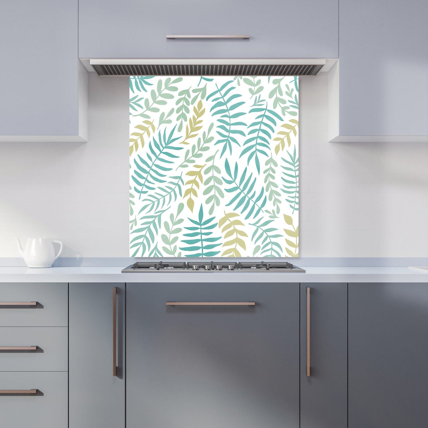Multicolor Leafs And Branches Kitchen Splashback