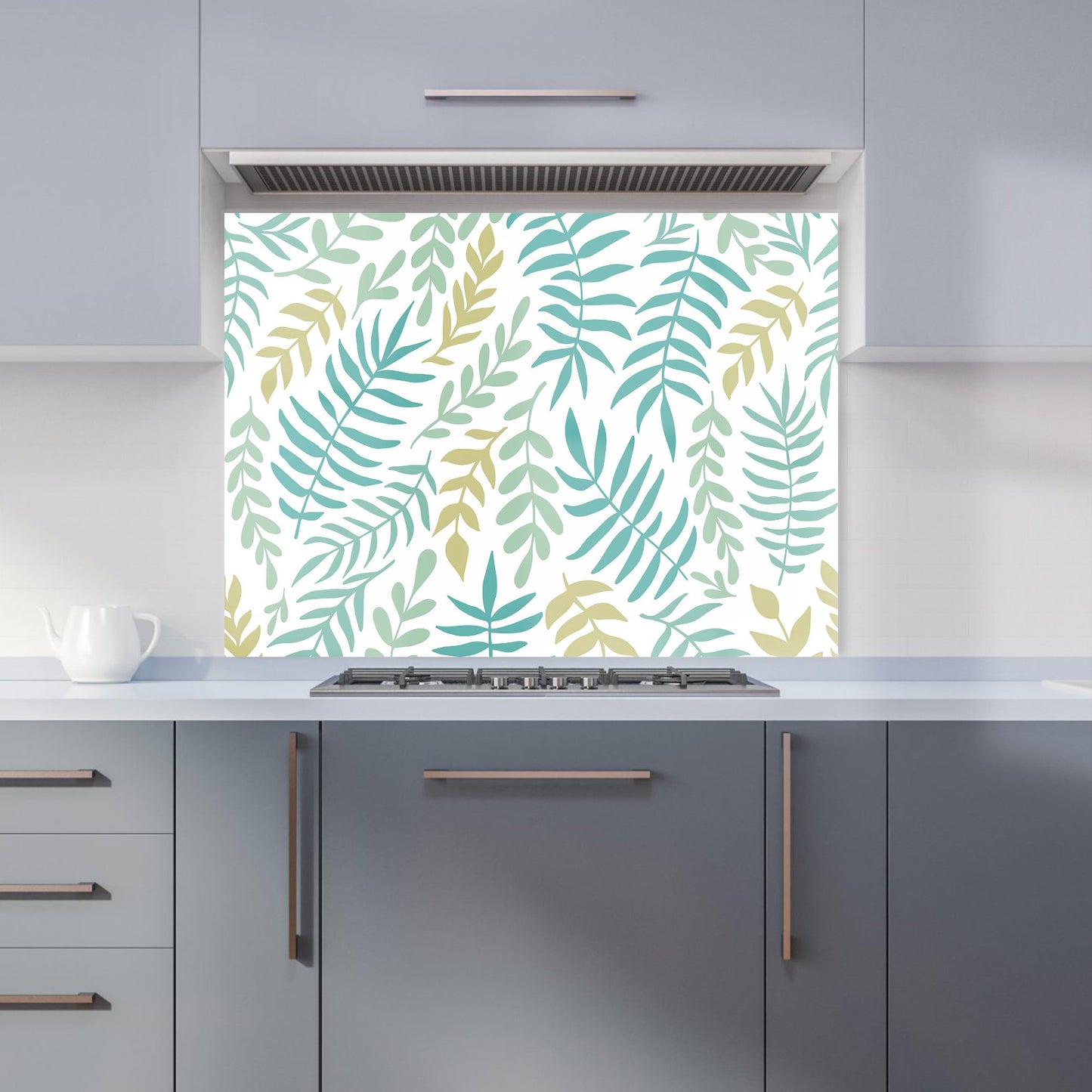 Multicolor Leafs And Branches Kitchen Splashback
