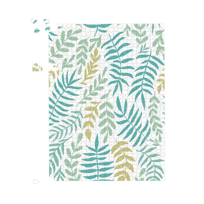 Multicolor Leafs And Branches Jigsaw Puzzle