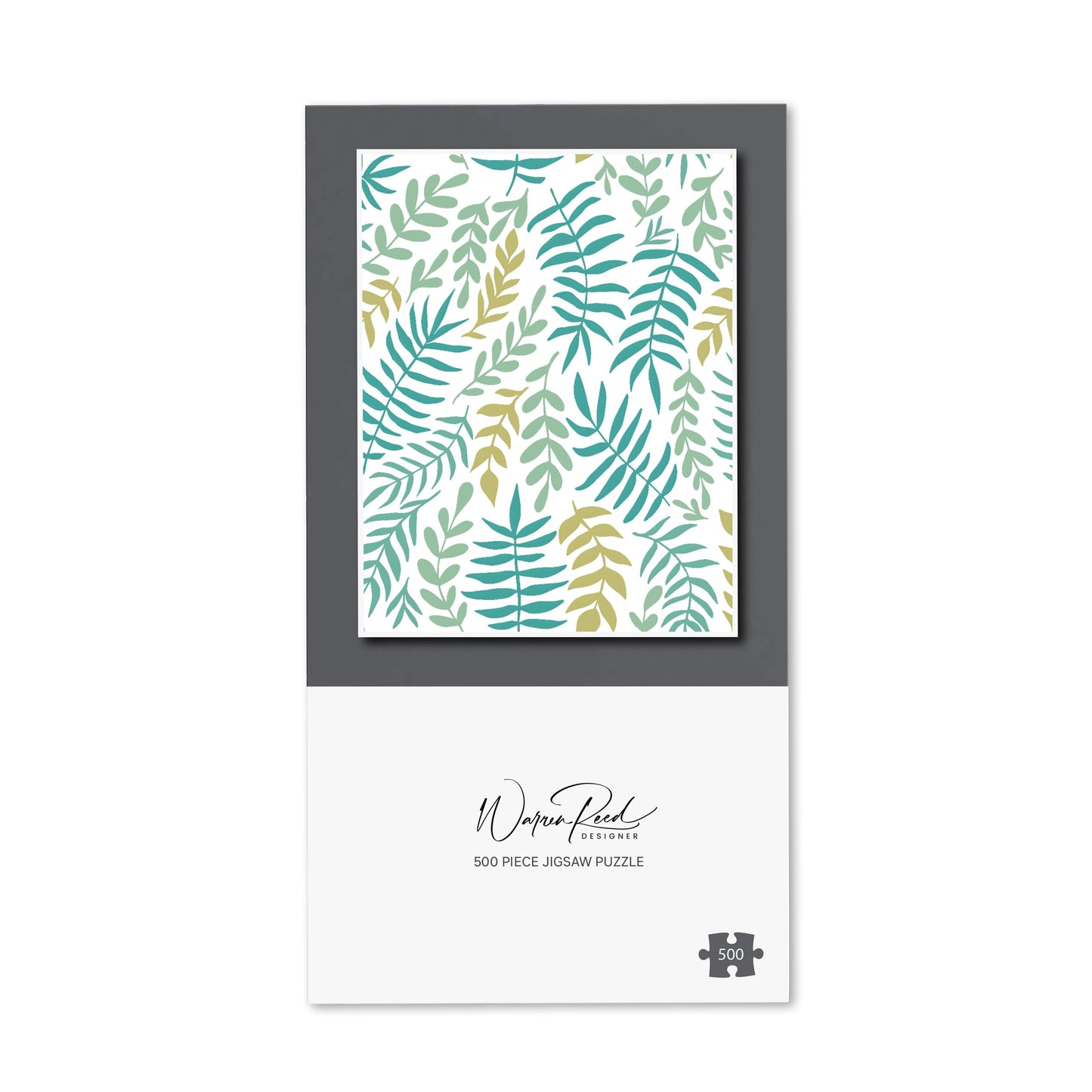 Multicolor Leafs And Branches Jigsaw Puzzle