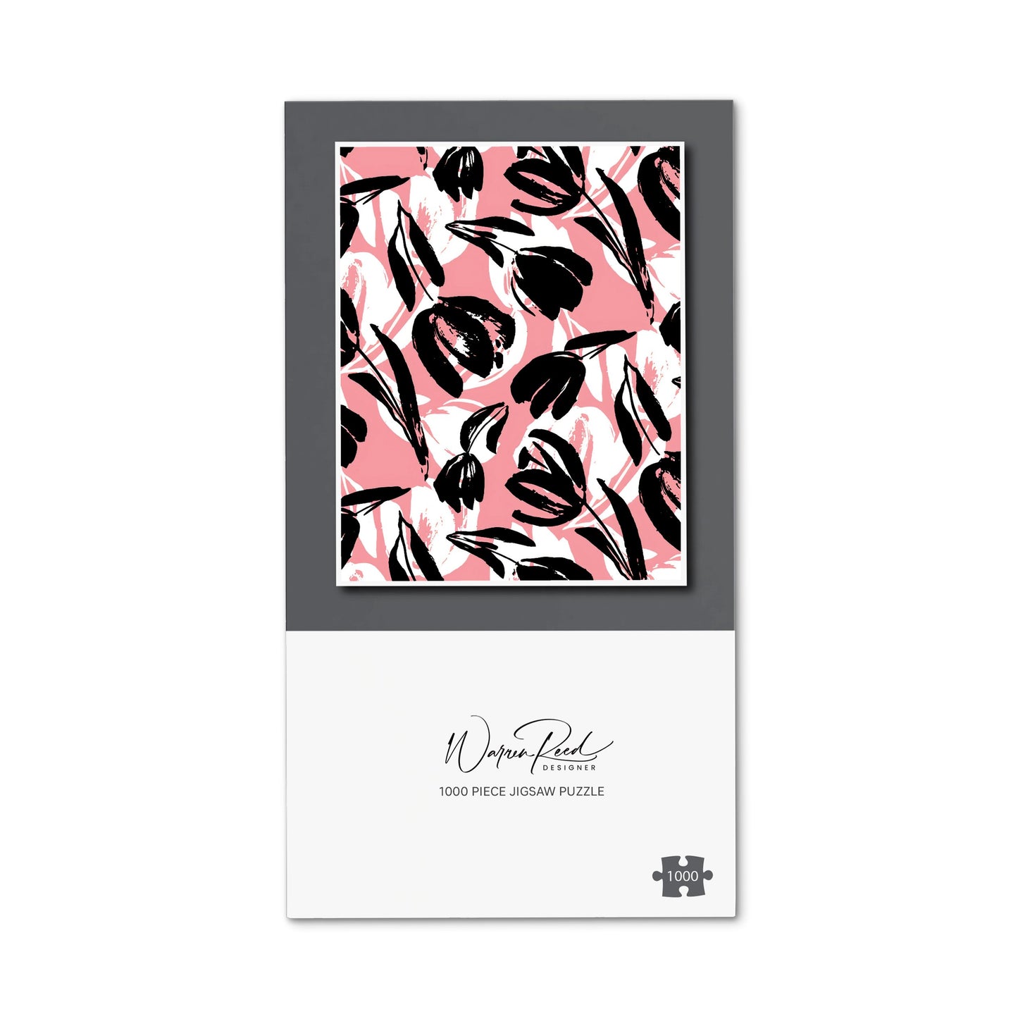 Nature Flat Spring Flower Motif Jigsaw Puzzle