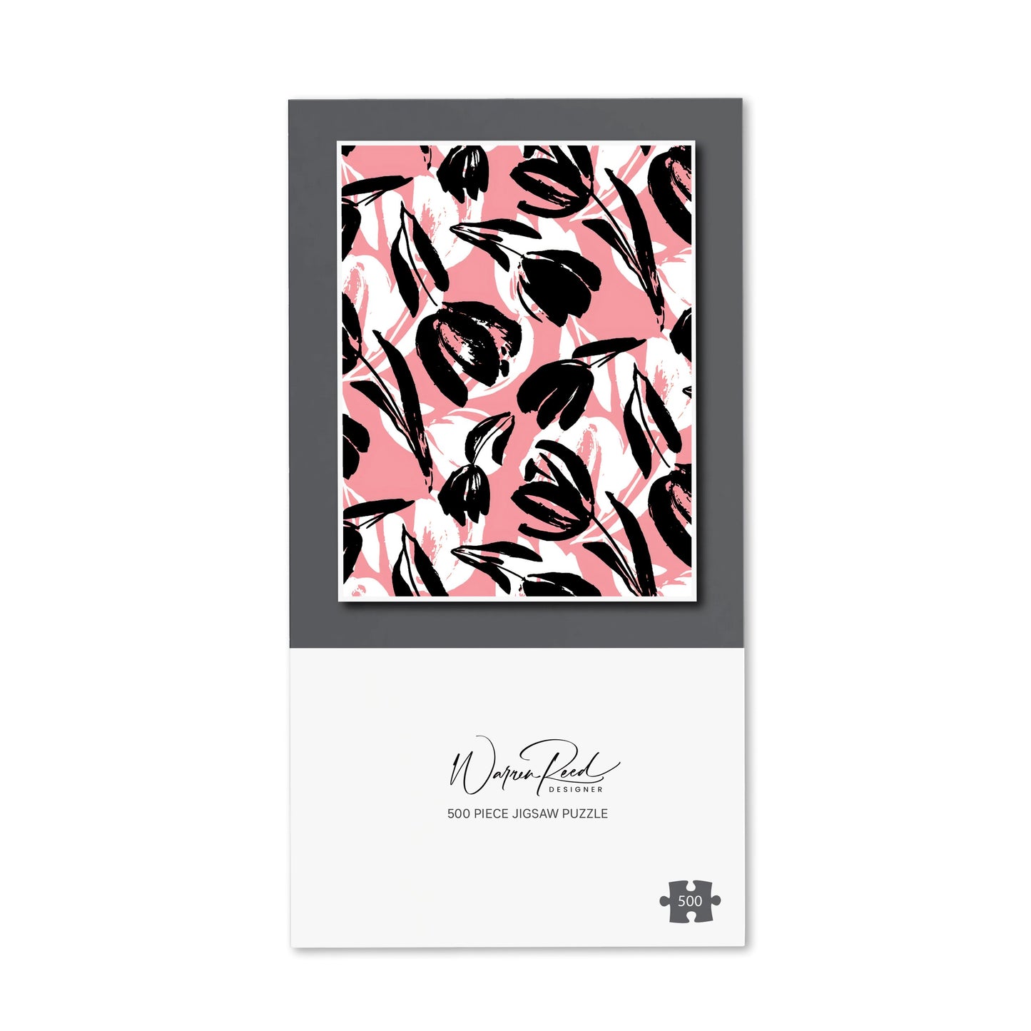 Nature Flat Spring Flower Motif Jigsaw Puzzle