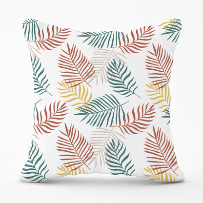 Palm Branches In Natural Colors Cushions