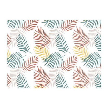 Palm Branches In Natural Colors Glass Chopping Board
