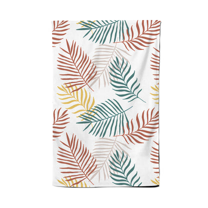 Palm Branches In Natural Colors Tea Towel